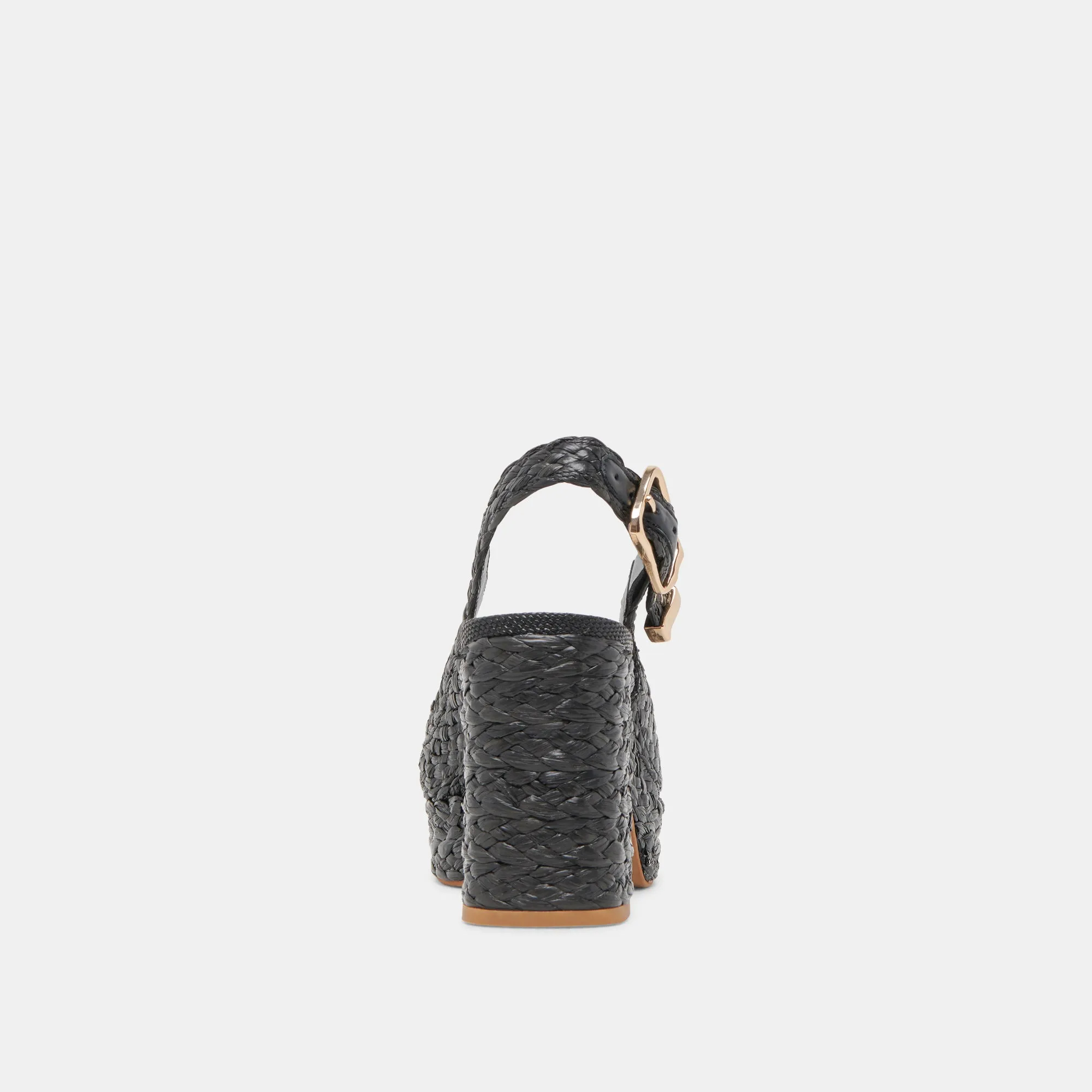 FLORES HEELS ONYX RAFFIA Dolce Vita