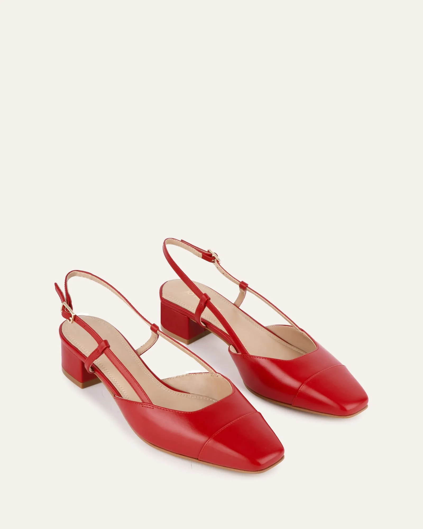 FRANCESCA LOW HEELS SALSA LEATHER Jo Mercer