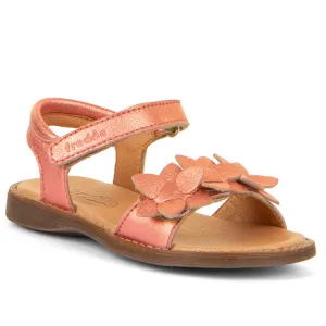 Froddo Girl's Lore Flowers Sandals - Coral