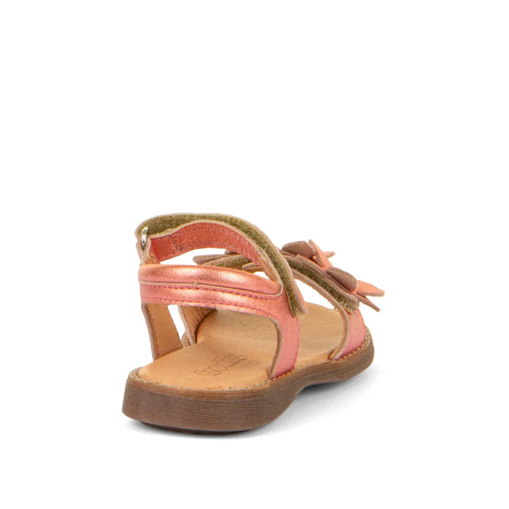 Froddo Girl's Lore Flowers Sandals - Coral