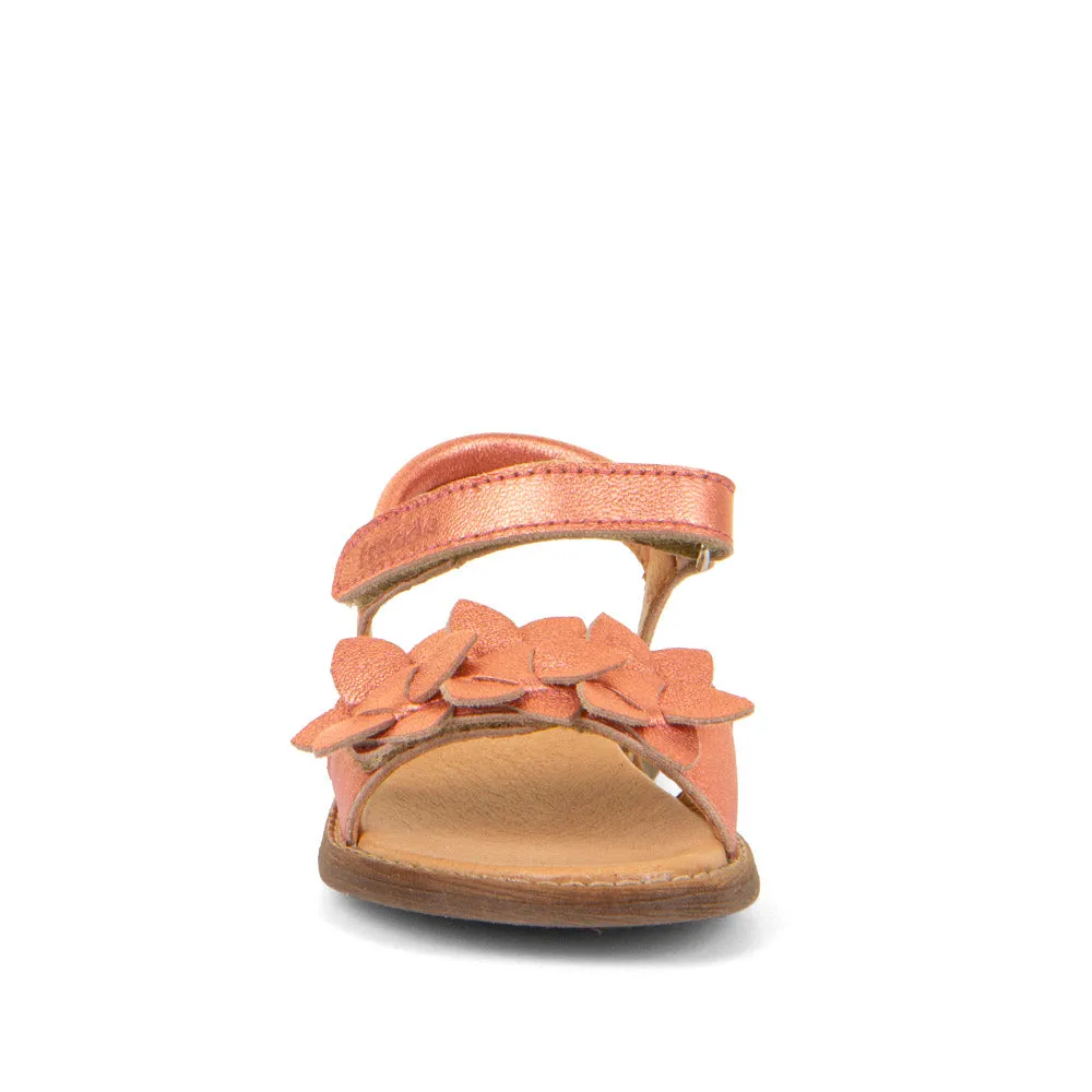 Froddo Girl's Lore Flowers Sandals - Coral
