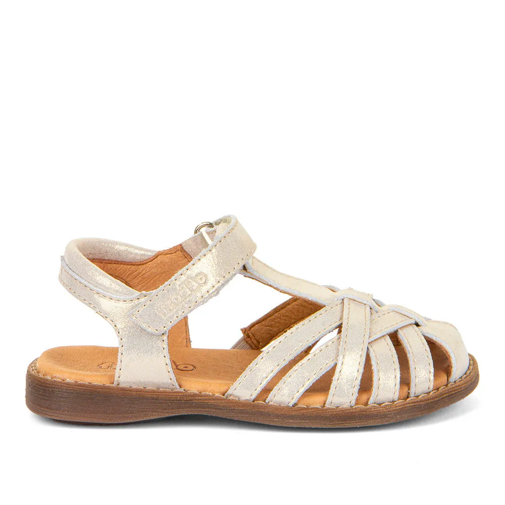 Froddo Girl's Lore Rosa Sandals - Gold Shine