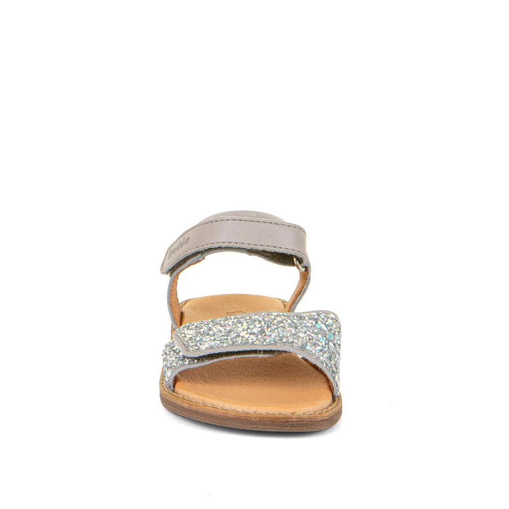Froddo Girl's Lore Sparkle Sandals - Light Grey