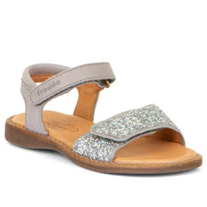 Froddo Girl's Lore Sparkle Sandals - Light Grey