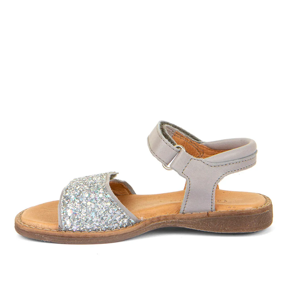 Froddo Girl's Lore Sparkle Sandals - Light Grey