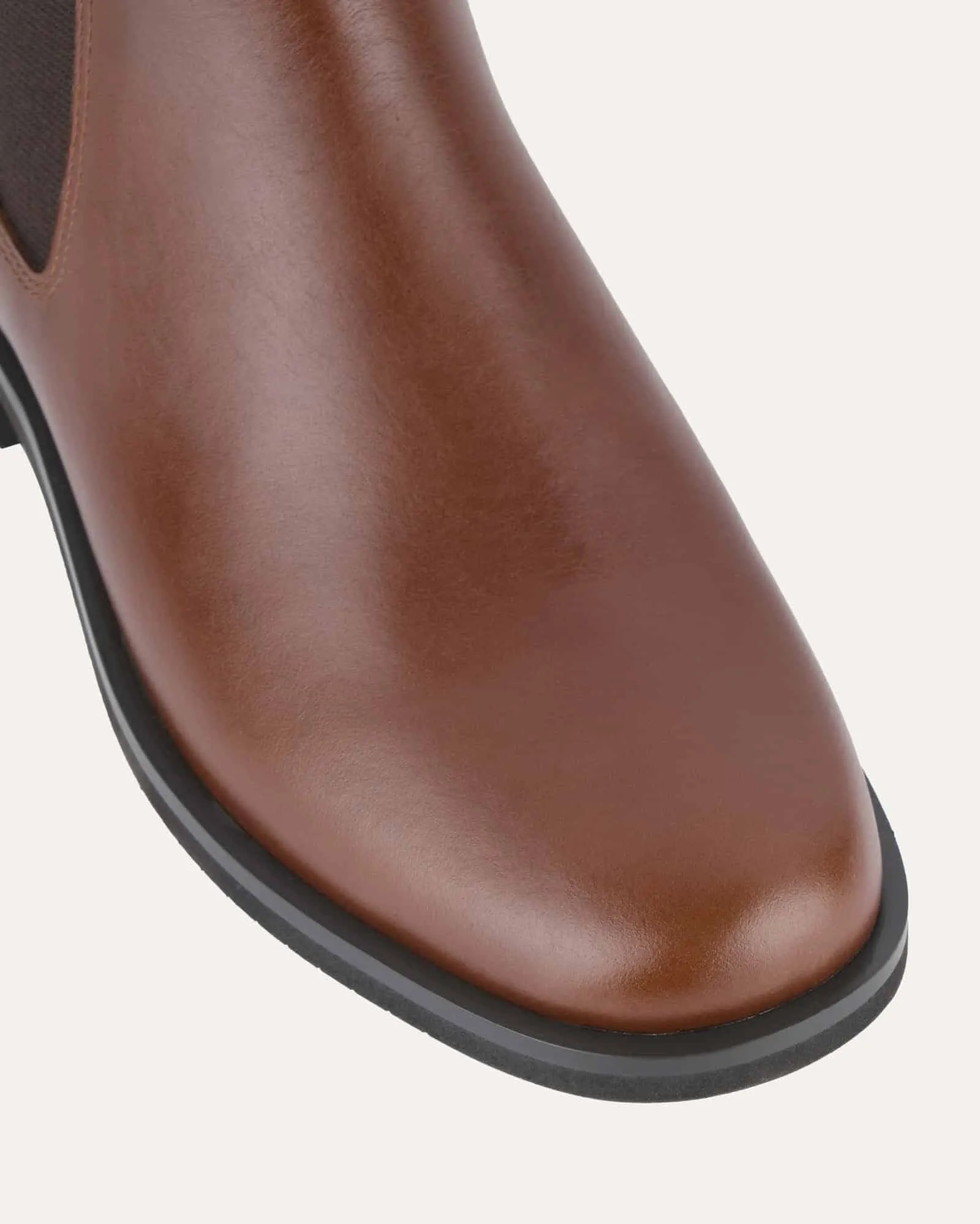 GABE FLAT ANKLE BOOTS DARK CHOCOLATE LEATHER Jo Mercer