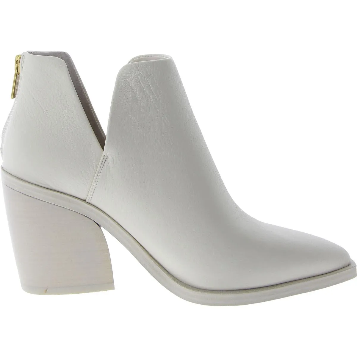 Gdgeta Womens Zipper Cut-Out Booties