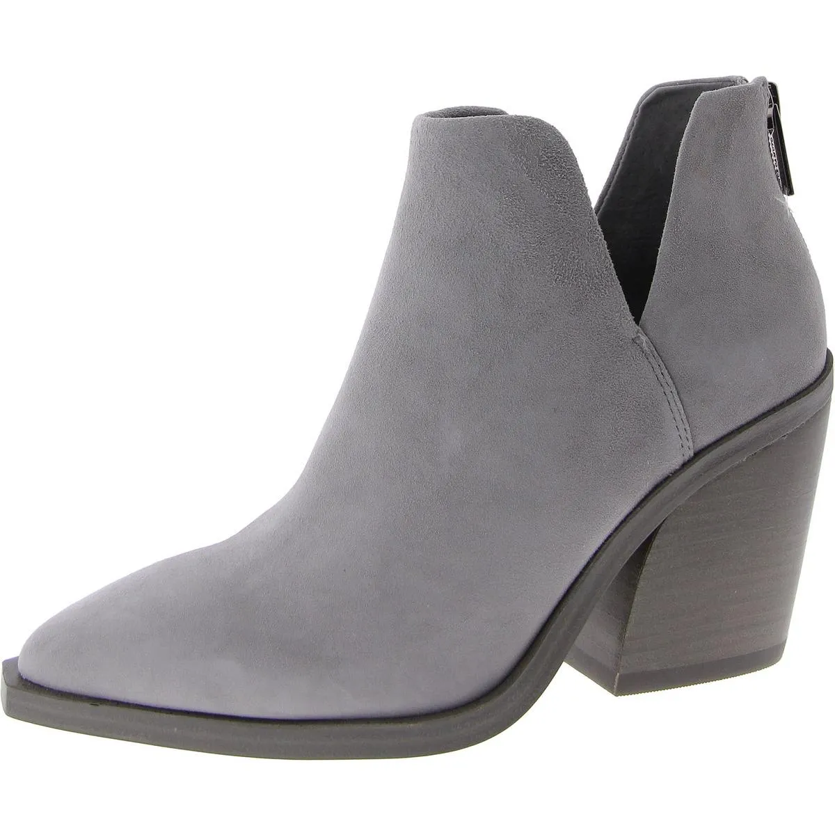Gdgeta Womens Zipper Cut-Out Booties