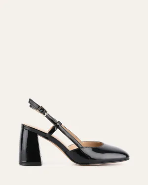 GLORIA HIGH HEELS BLACK PATENT Jo Mercer