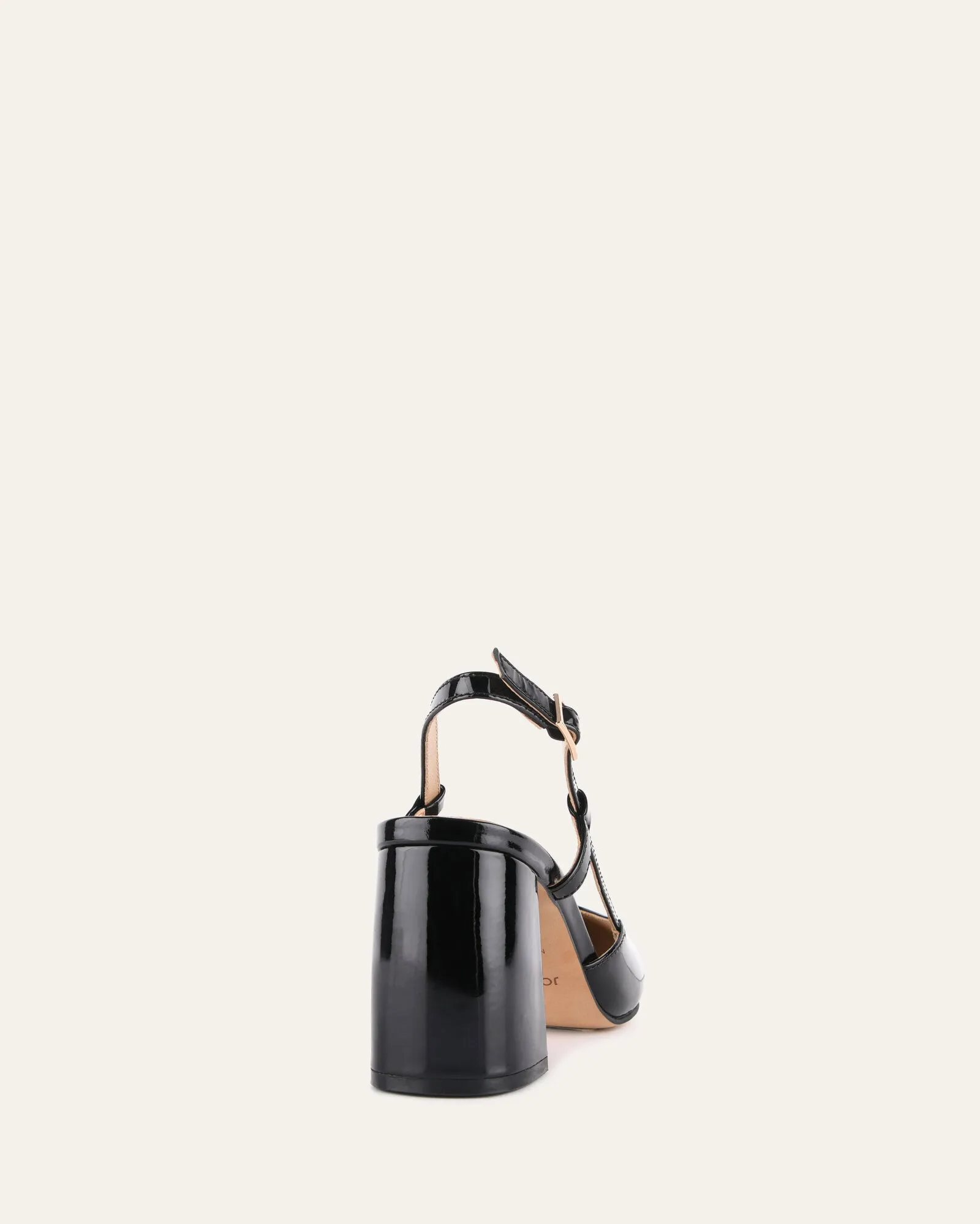 GLORIA HIGH HEELS BLACK PATENT Jo Mercer