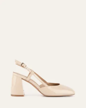 GLORIA HIGH HEELS SAND PATENT Jo Mercer