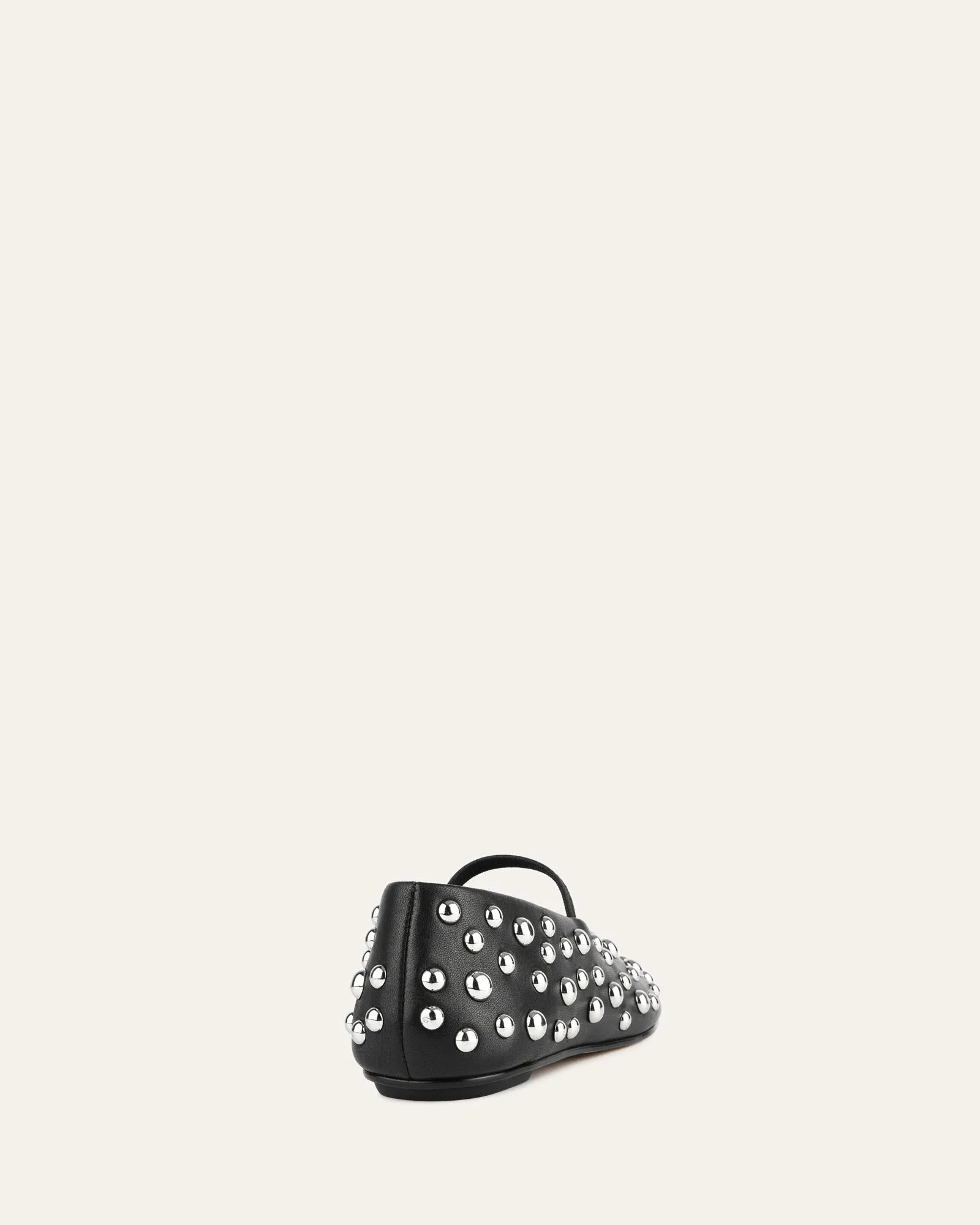GOLDIE CASUAL FLATS BLACK LEATHER Jo Mercer