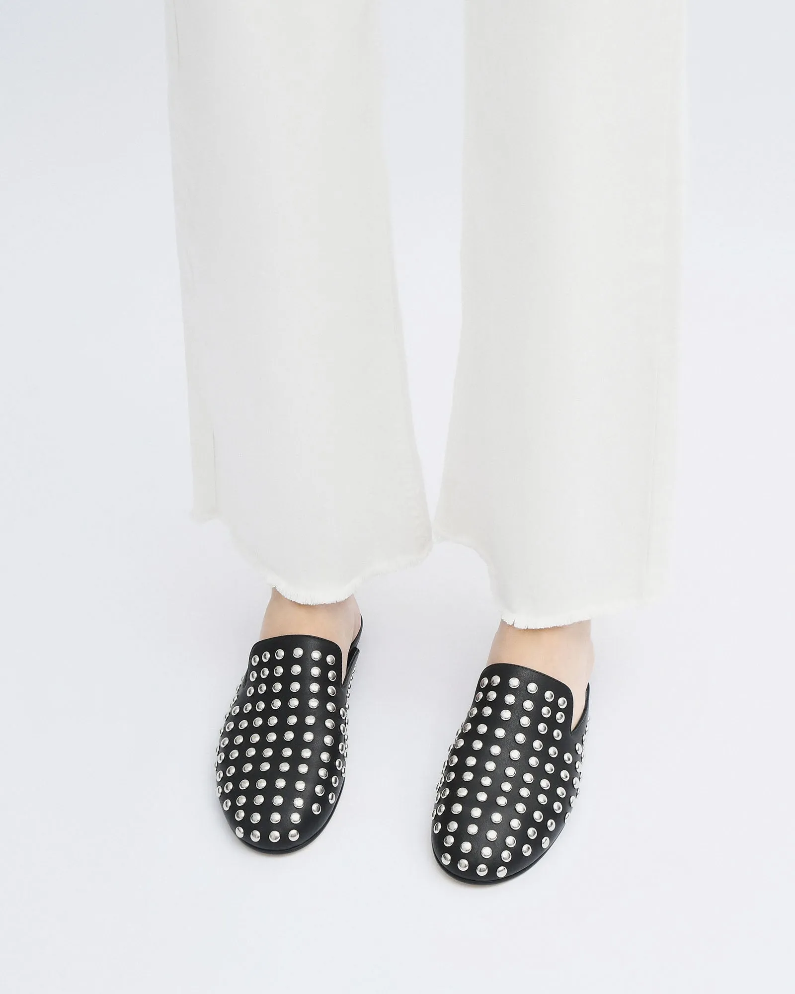 GRACIE CASUAL FLATS BLACK LEATHER Jo Mercer