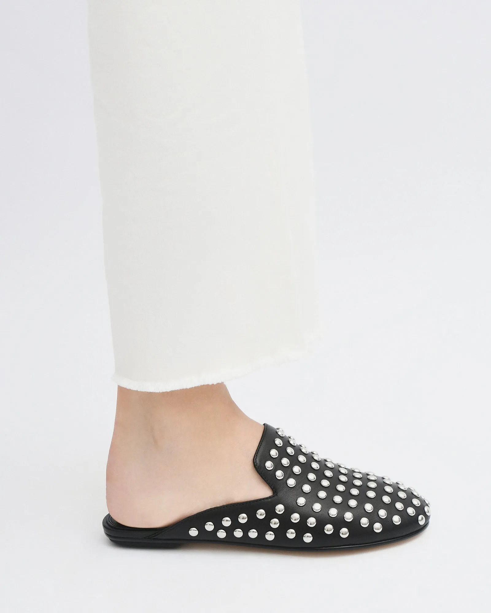 GRACIE CASUAL FLATS BLACK LEATHER Jo Mercer