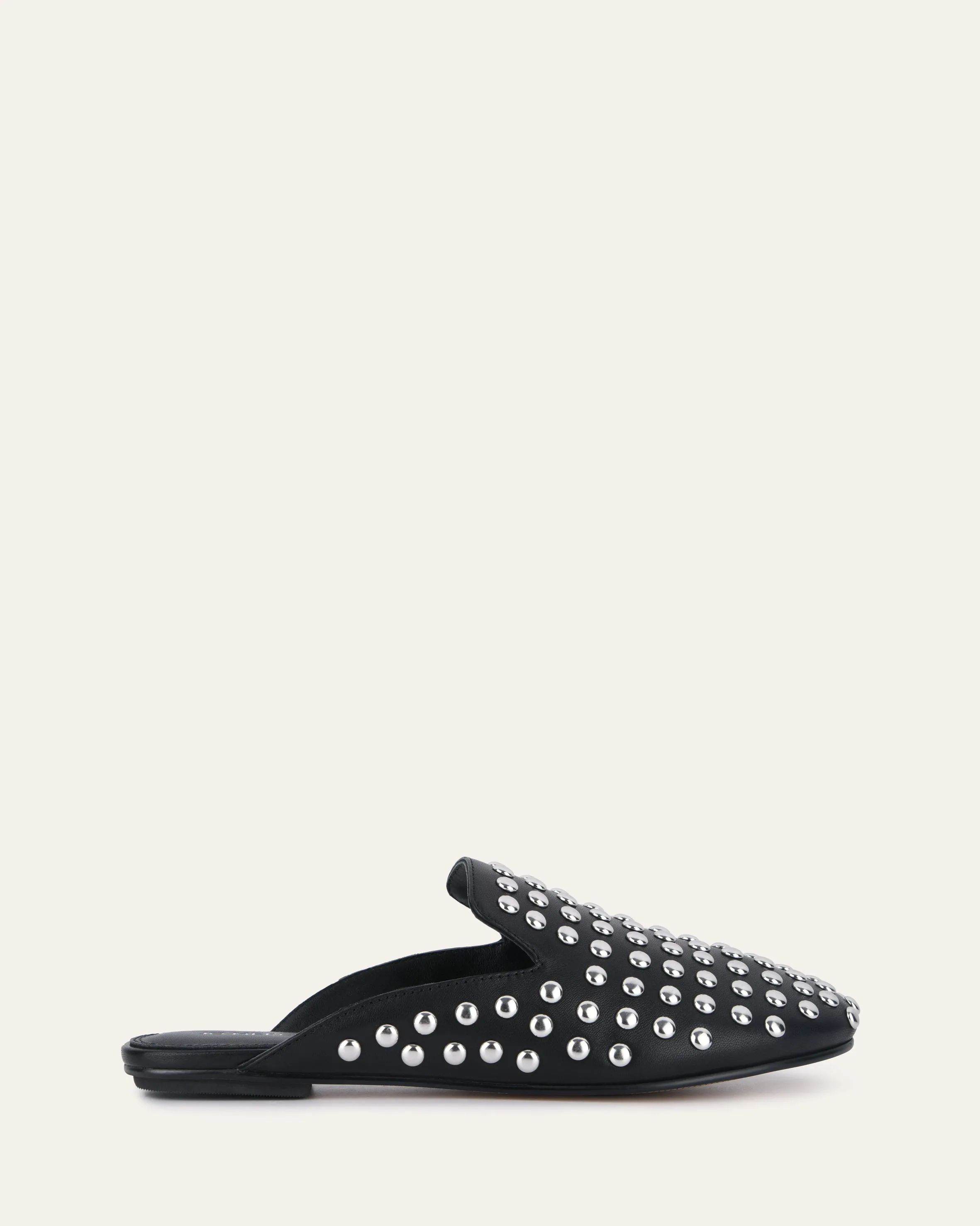 GRACIE CASUAL FLATS BLACK LEATHER Jo Mercer