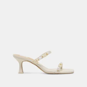 GRASON HEELS WHITE LEATHER Dolce Vita