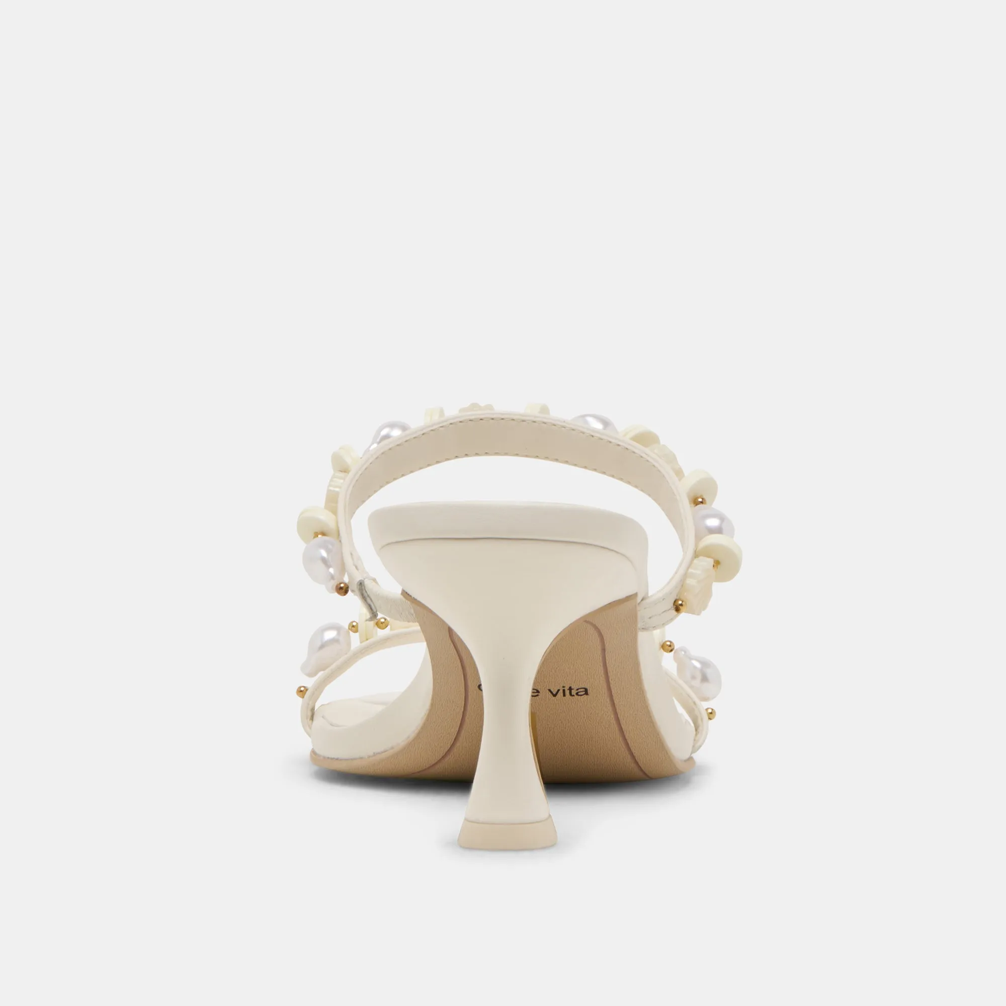 GRASON HEELS WHITE LEATHER Dolce Vita