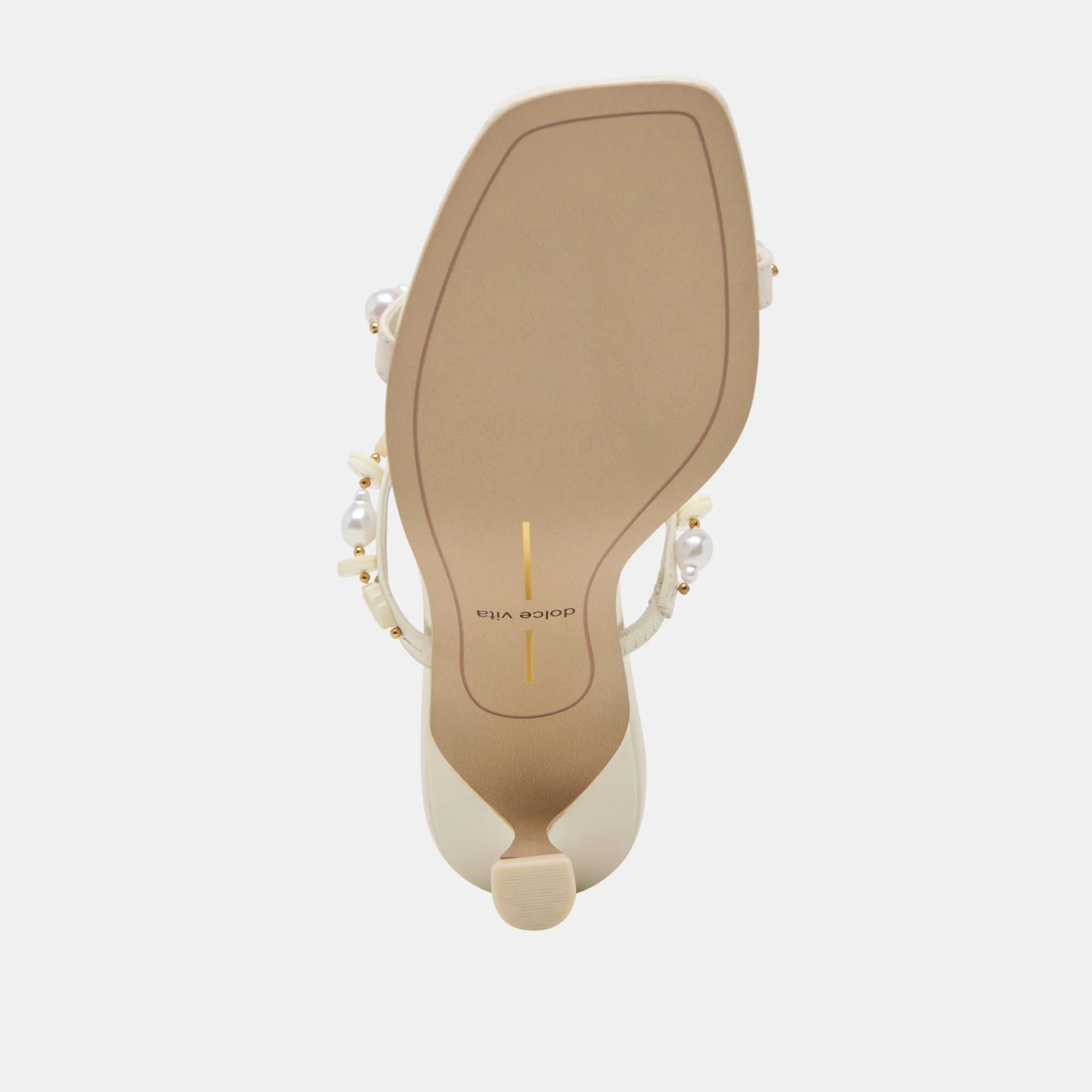 GRASON HEELS WHITE LEATHER Dolce Vita