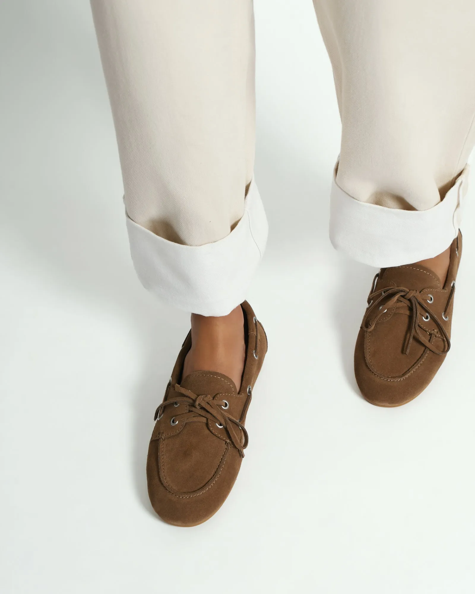HELM LOAFERS BARK SUEDE Jo Mercer