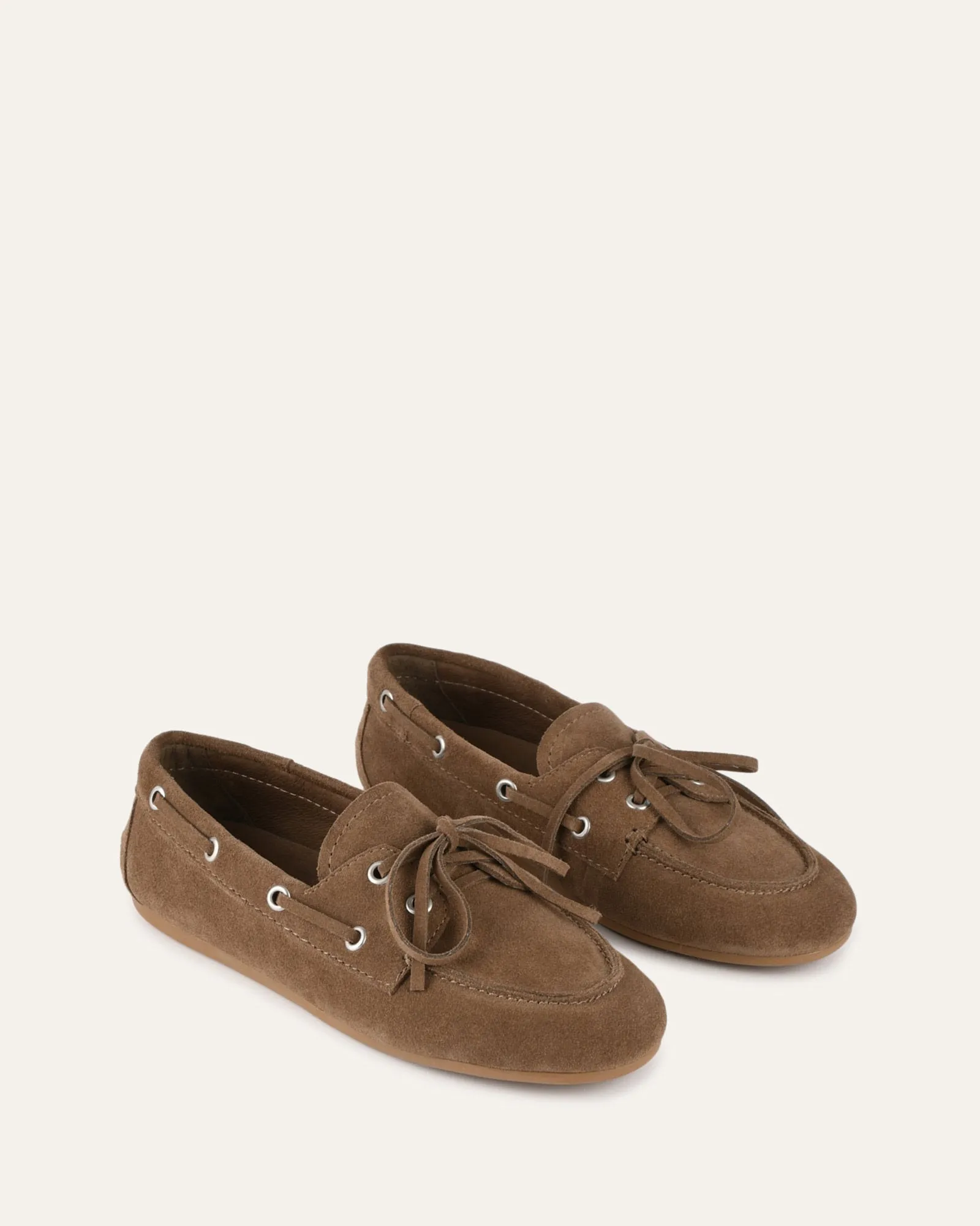 HELM LOAFERS BARK SUEDE Jo Mercer