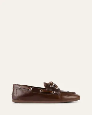 HELM LOAFERS PECAN WAXED LEATHER Jo Mercer
