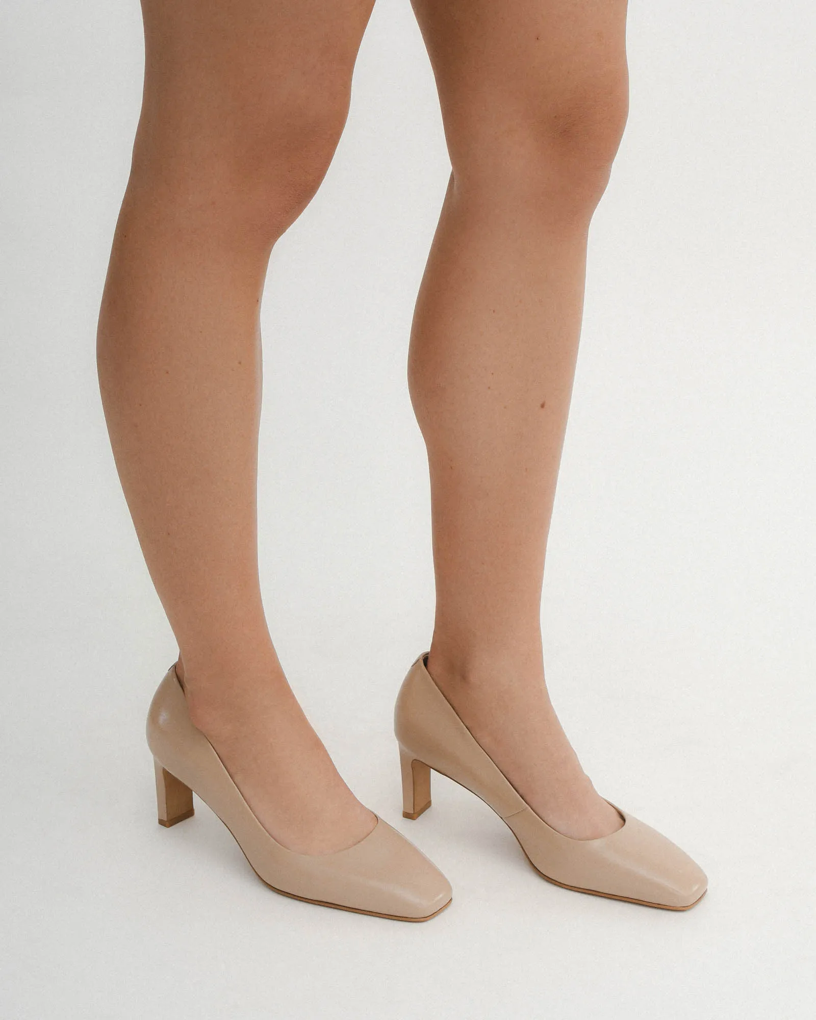HOLLAND HIGH HEELS BLUSH LEATHER Jo Mercer