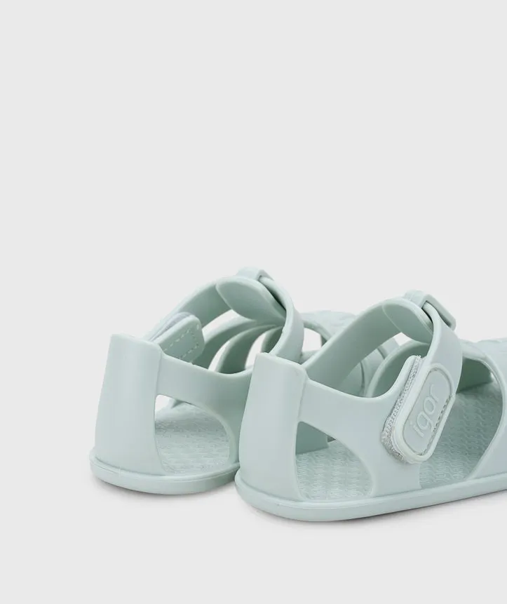 Igor Boy's And Girl's Nemo Solid Sandals - Menta