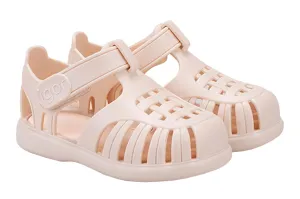 Igor Girl's and Boy's S10271 Tobby Solid Sandals - Marfil