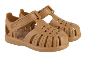 Igor Girl's and Boy's S10271 Tobby Solid Sandals - Mostaza