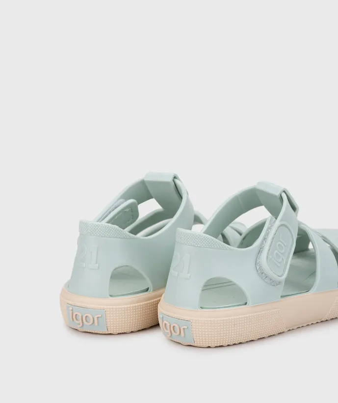 Igor Girl's Bay Sandals - Menta