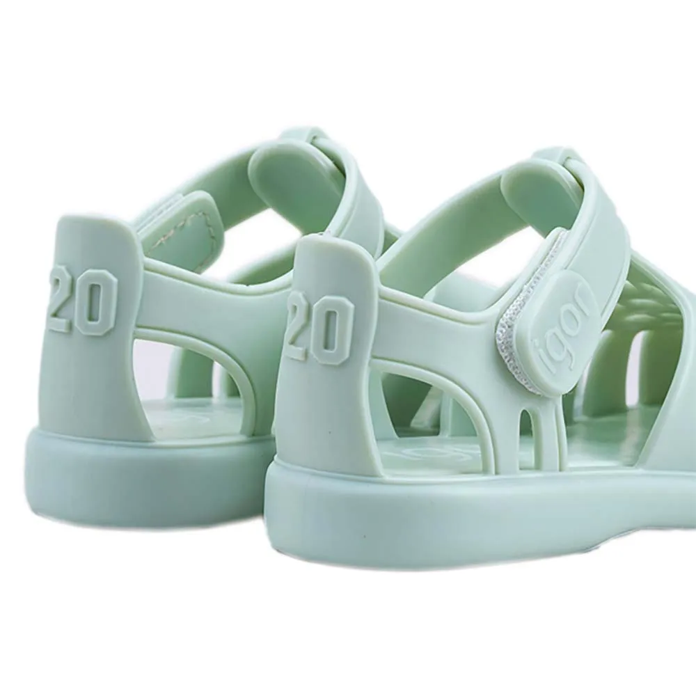 Igor:  Tobby Kids Jelly Sandals - Menta (Mint Green)