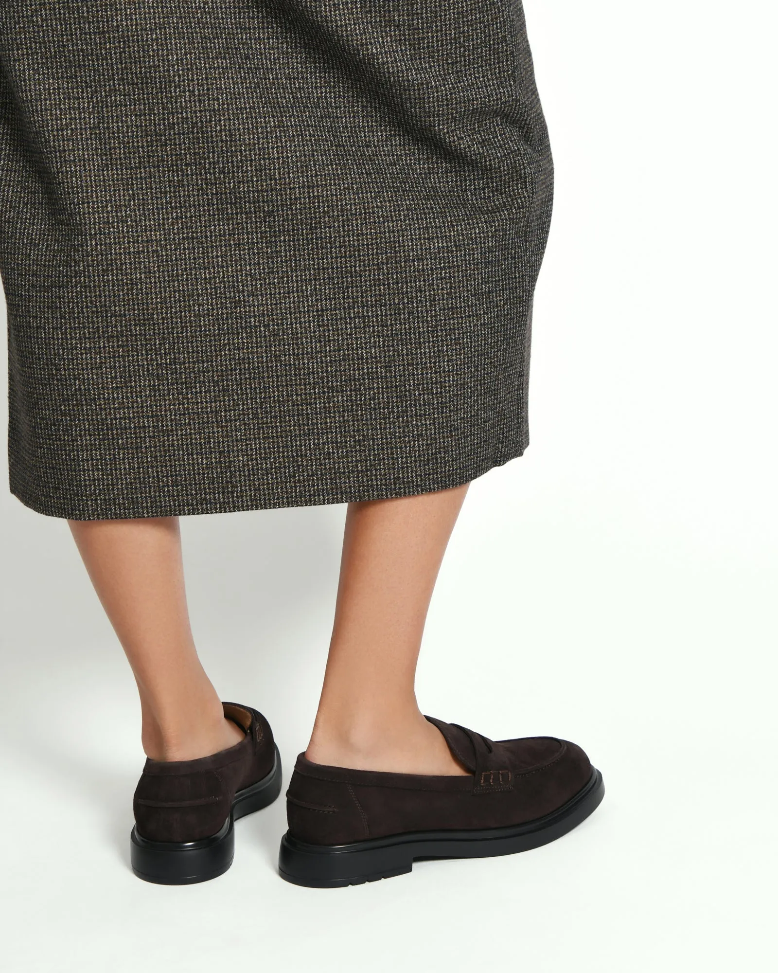 JARVIS LOAFERS BITTER CHOC SUEDE Jo Mercer