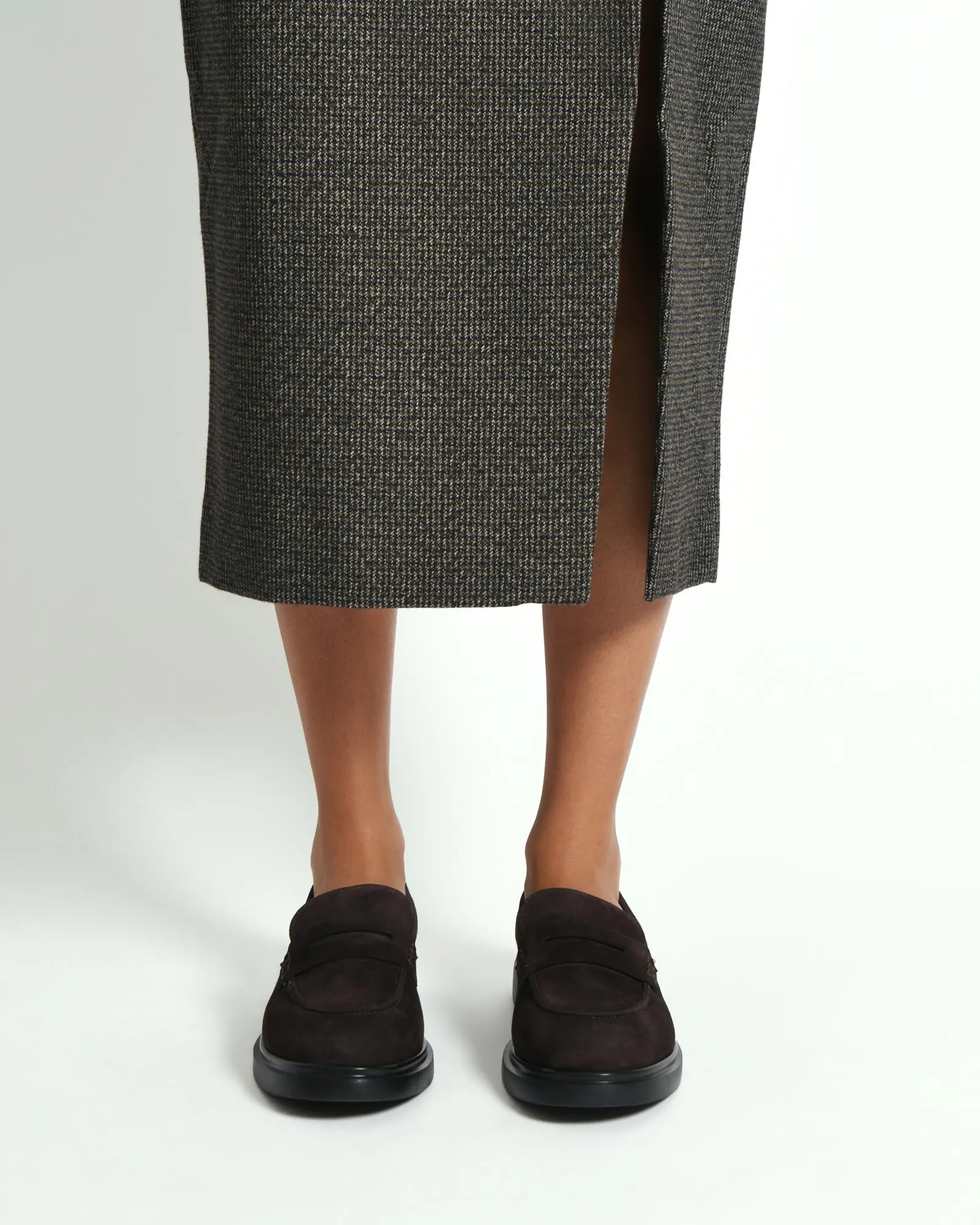 JARVIS LOAFERS BITTER CHOC SUEDE Jo Mercer
