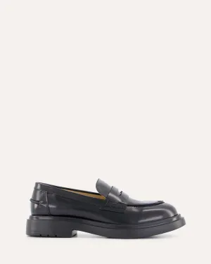 JARVIS LOAFERS BLACK LEATHER Jo Mercer