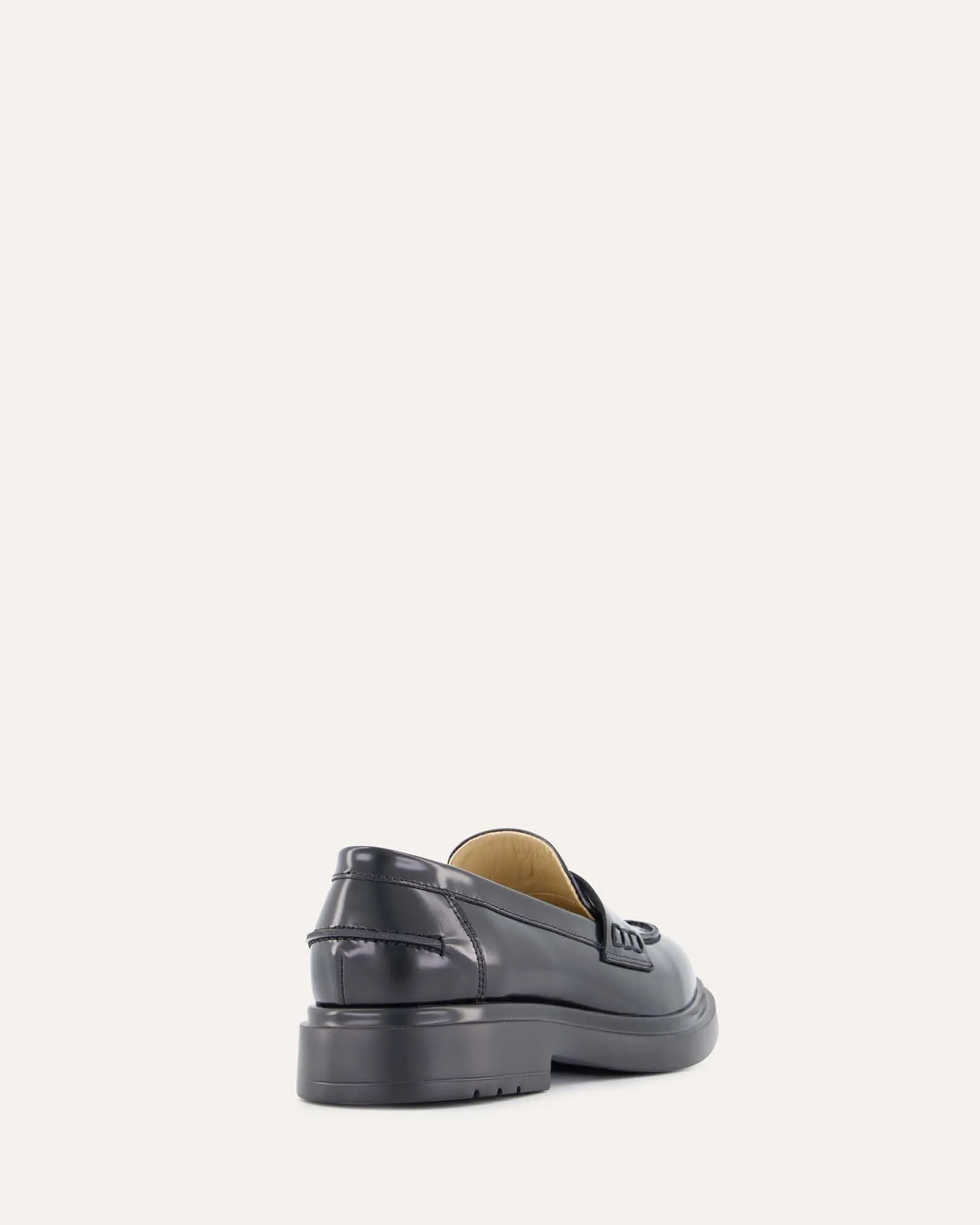 JARVIS LOAFERS BLACK LEATHER Jo Mercer