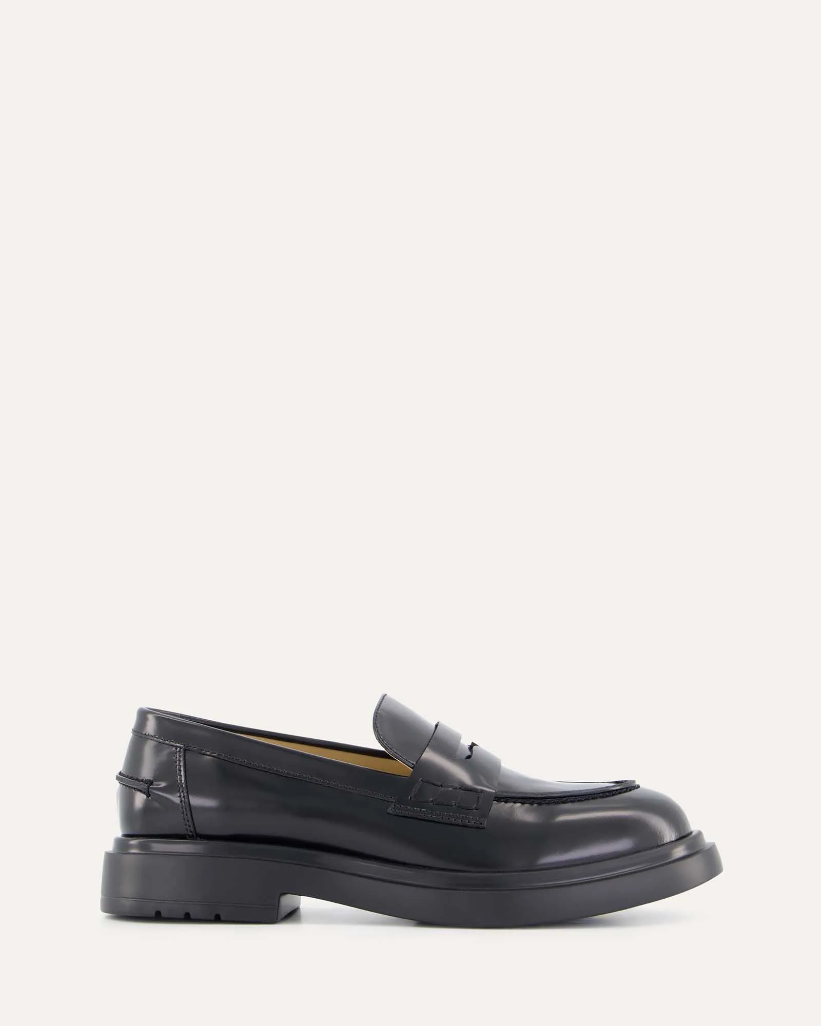 JARVIS LOAFERS BLACK LEATHER Jo Mercer