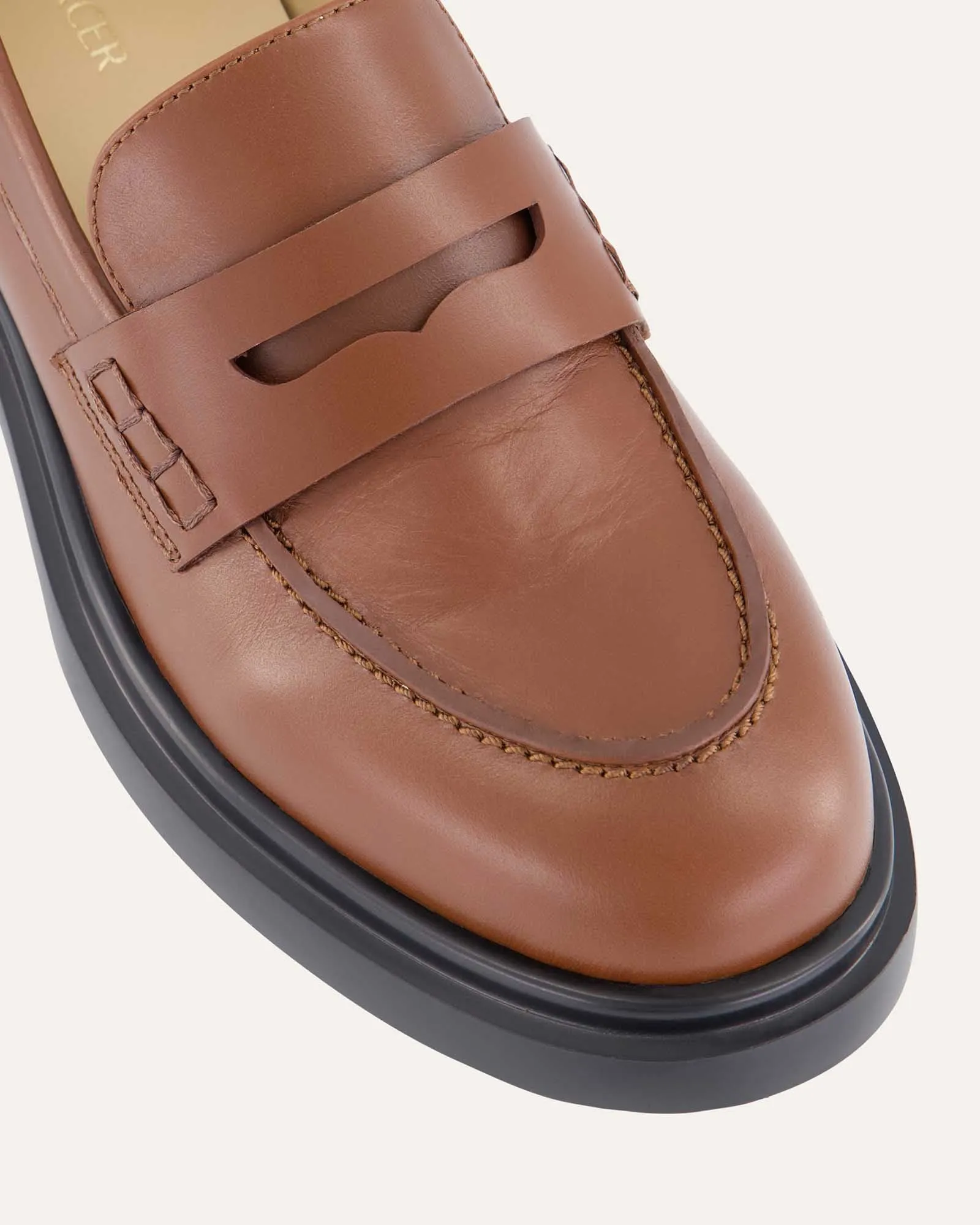 JARVIS LOAFERS CHESTNUT LEATHER Jo Mercer