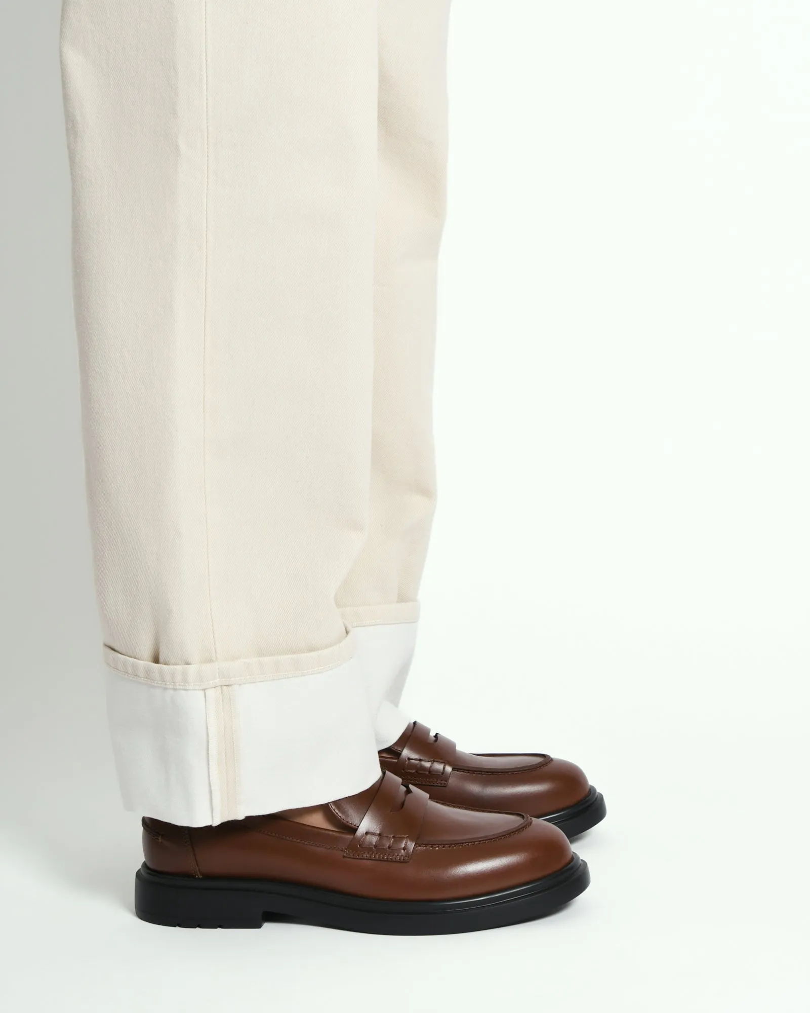 JARVIS LOAFERS CHESTNUT LEATHER Jo Mercer