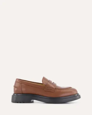 JARVIS LOAFERS CHESTNUT LEATHER Jo Mercer