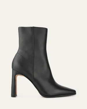 JEMIMA HIGH ANKLE BOOTS BLACK LEATHER Jo Mercer