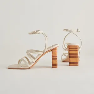 JENKO HEELS IVORY LEATHER Dolce Vita
