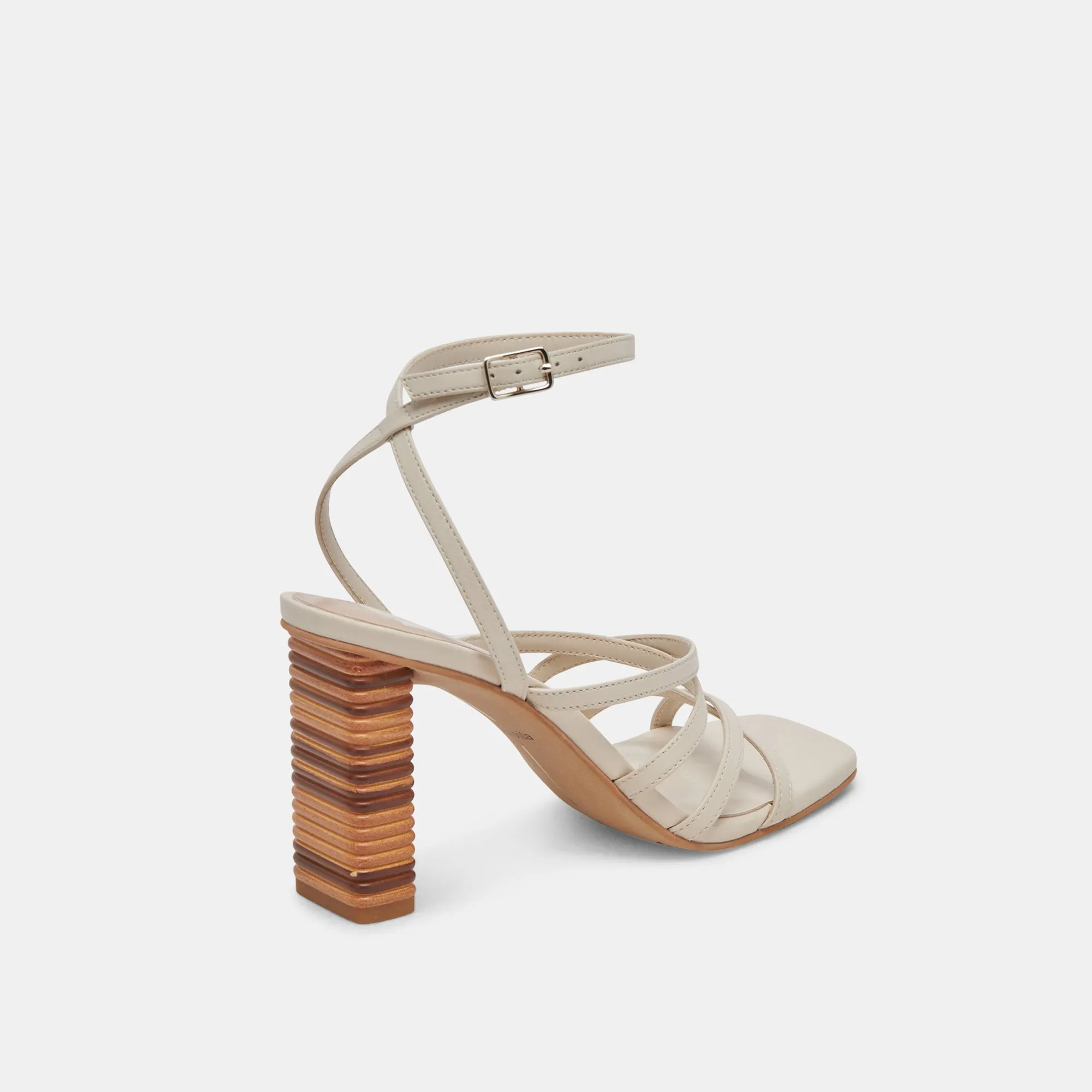 JENKO HEELS IVORY LEATHER Dolce Vita
