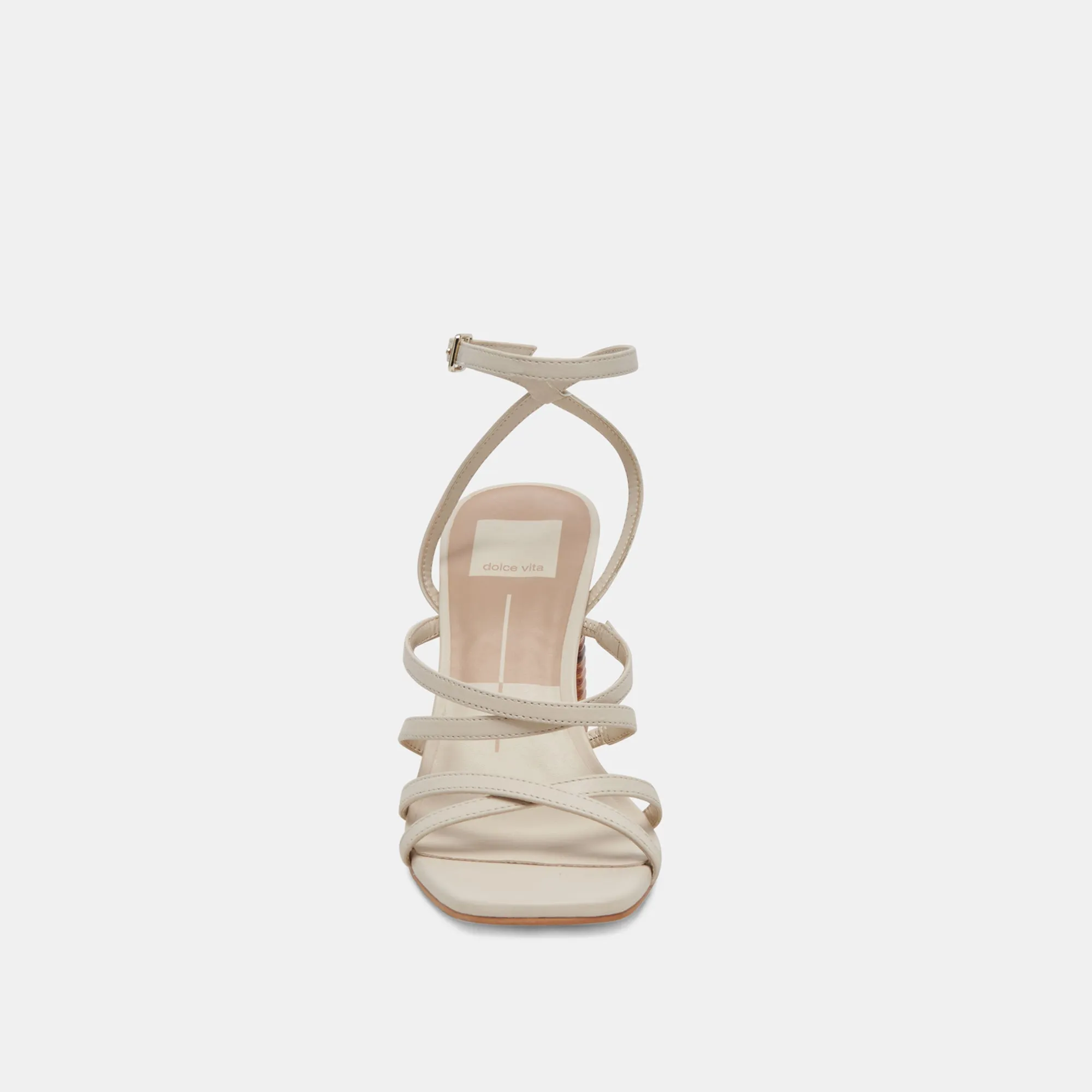 JENKO HEELS IVORY LEATHER Dolce Vita