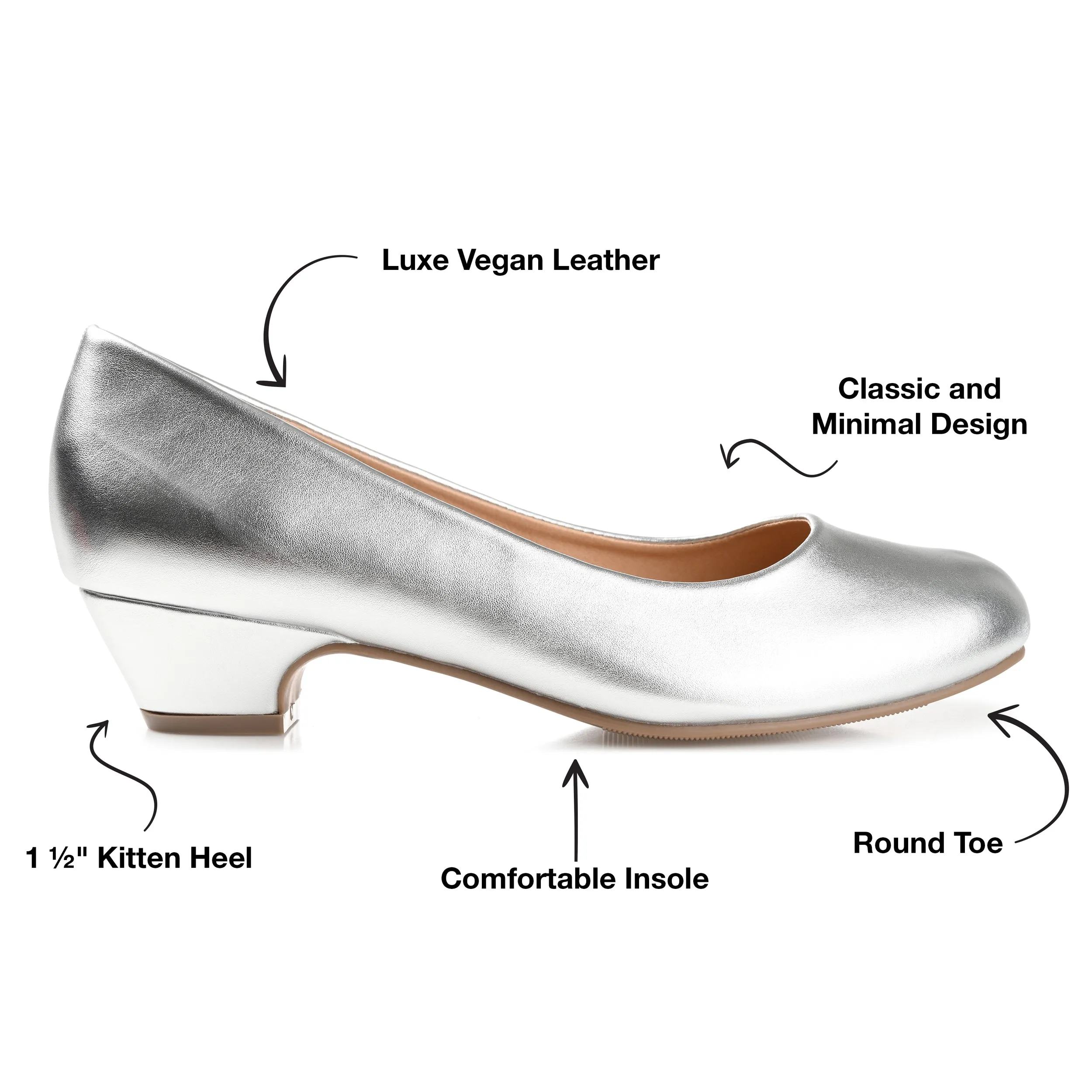 Journee Collection Women's Comfort Wide Width Saar Pump