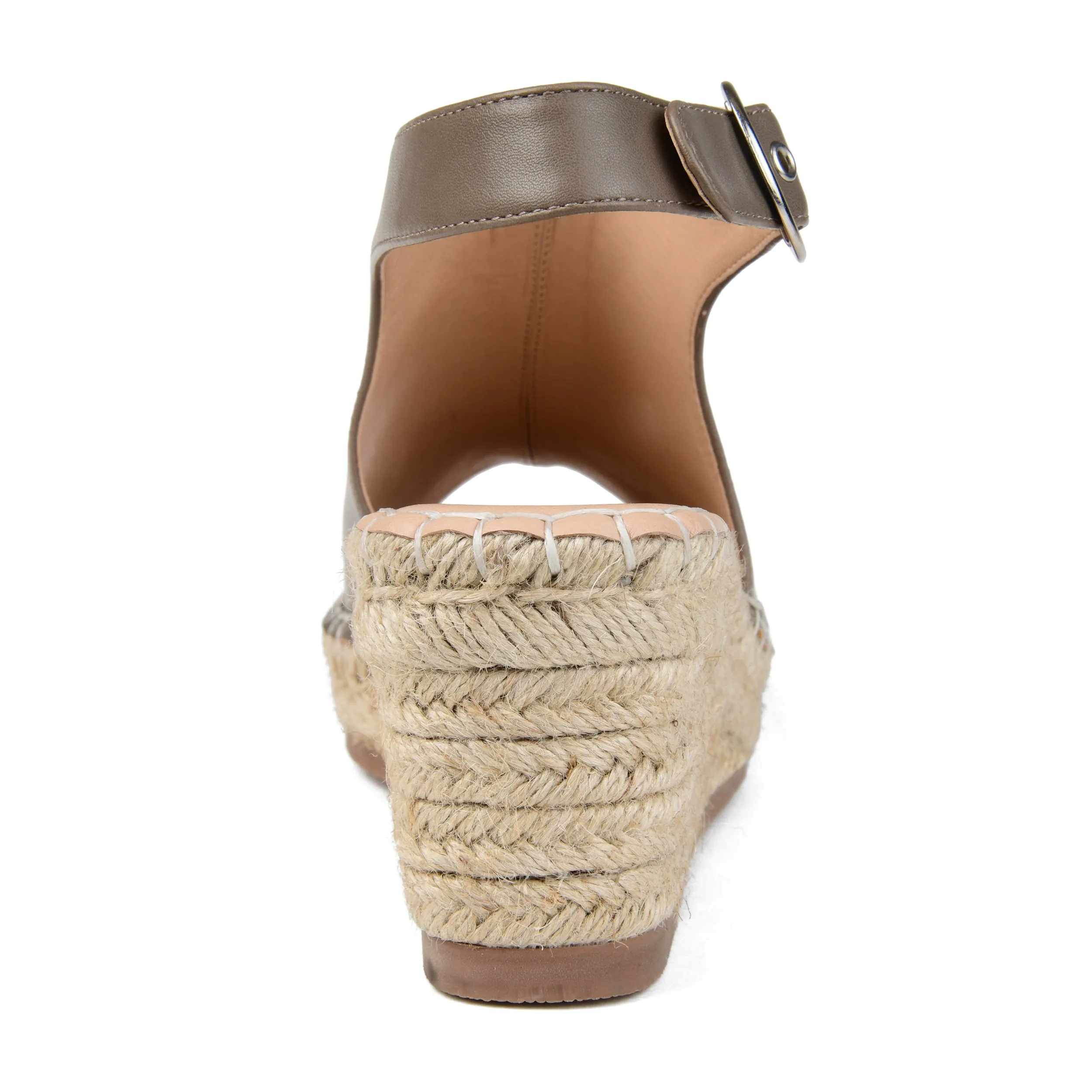 Journee Collection Women's Wide Width Crew Wedge Sandal