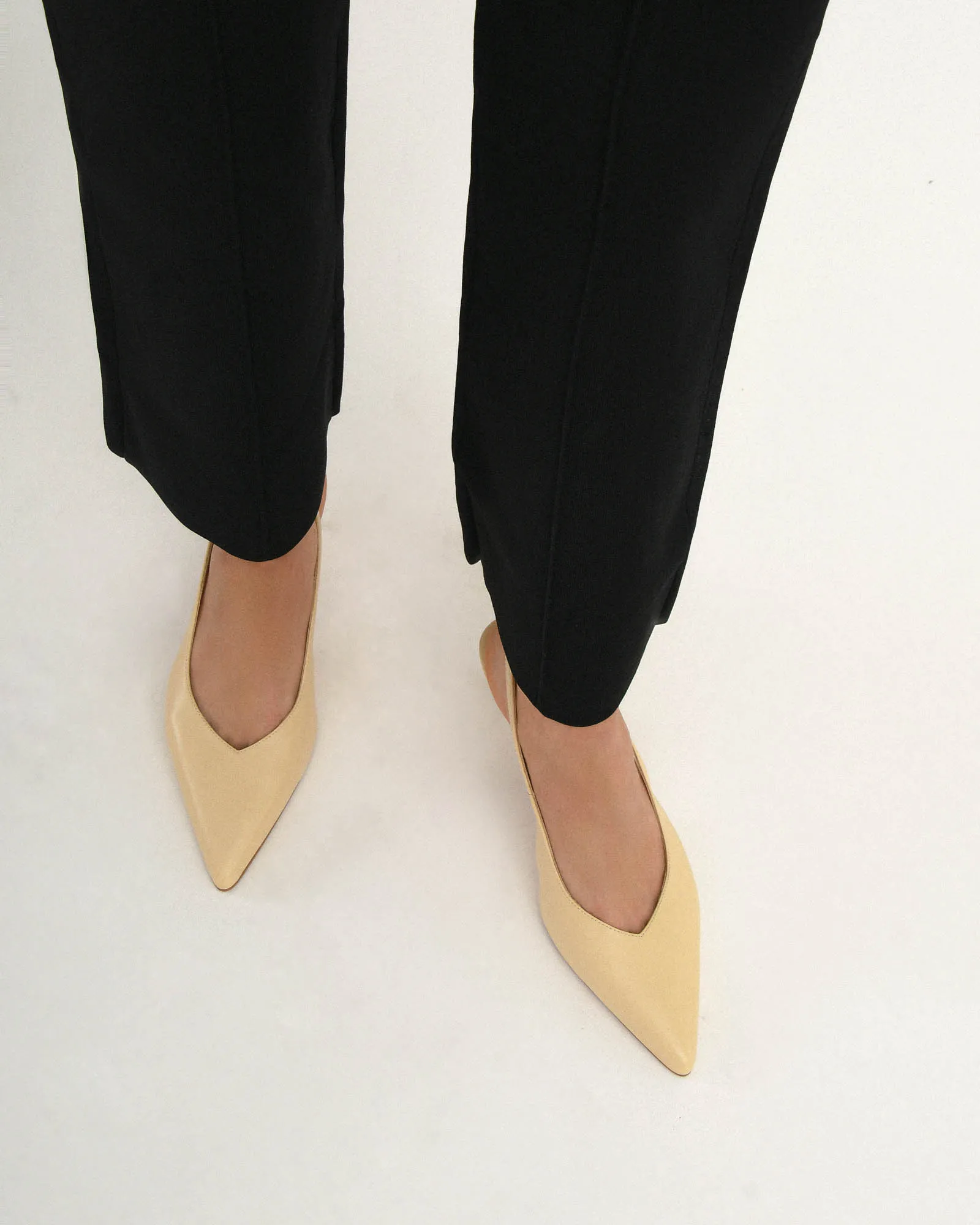 JULIAN MID HEELS BUTTER LEATHER Jo Mercer