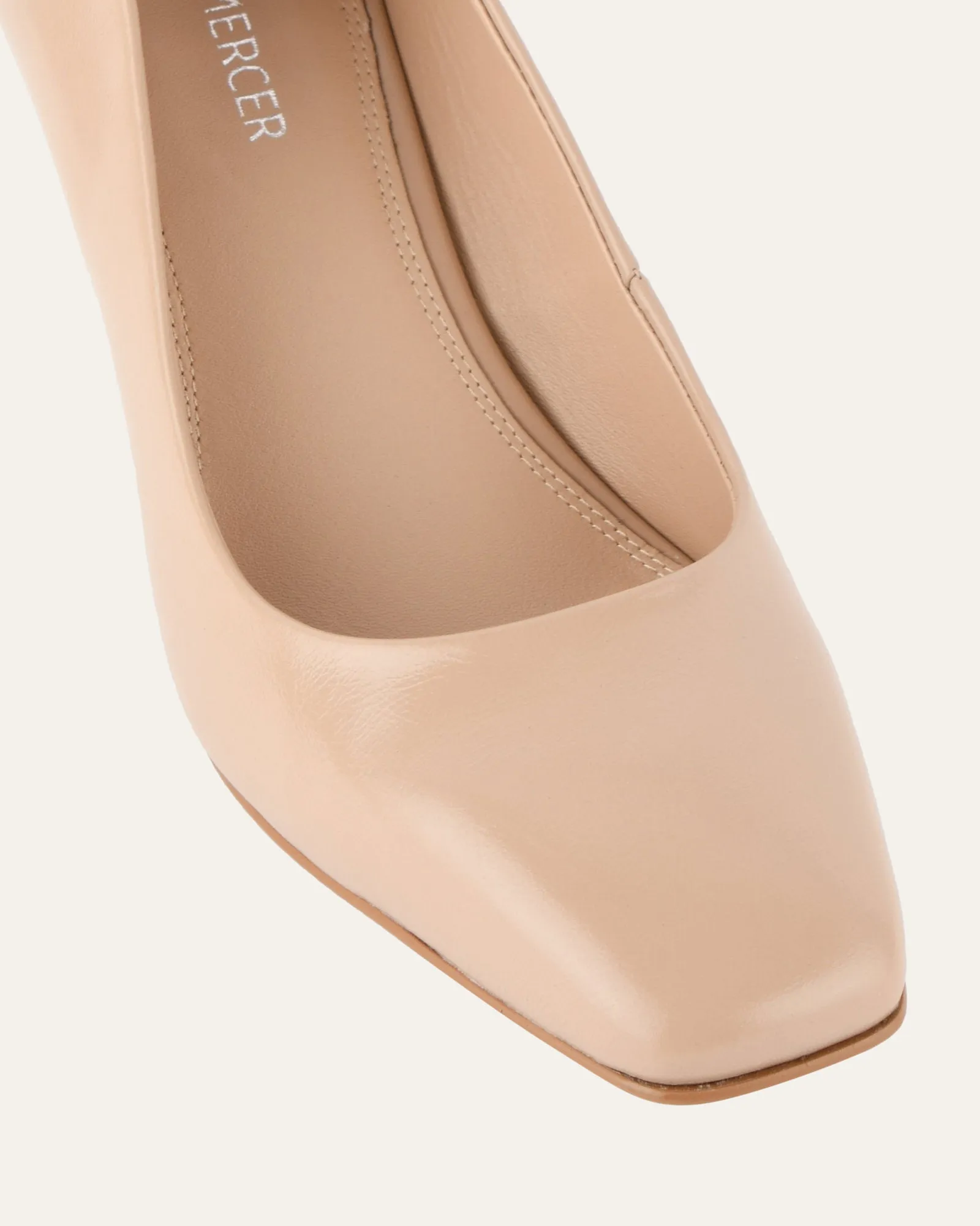 JULIE MID HEELS BLUSH LEATHER Jo Mercer