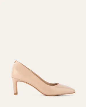 JULIE MID HEELS BLUSH LEATHER Jo Mercer