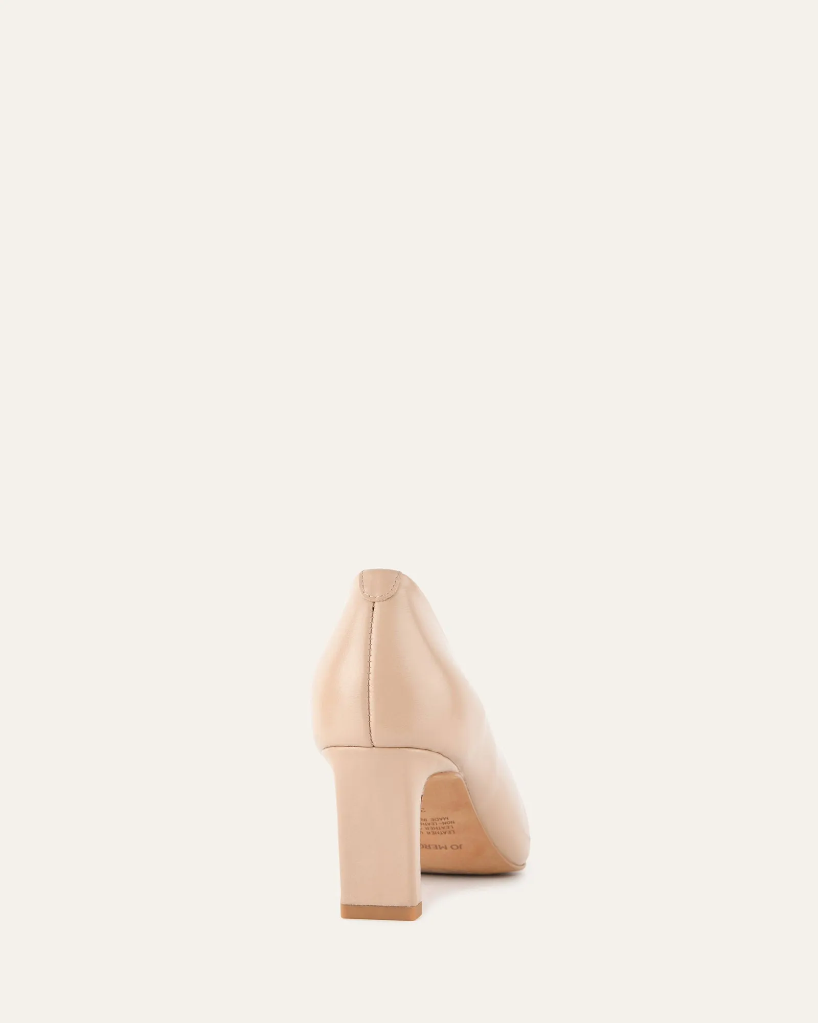 JULIE MID HEELS BLUSH LEATHER Jo Mercer