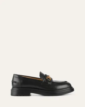 JULIO LOAFERS BLACK LEATHER Jo Mercer